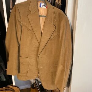 Tan corduroy blazer style jacket